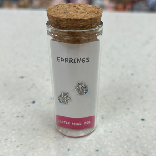 Unicorn Earrings  - Doodlebug's Children's Boutique