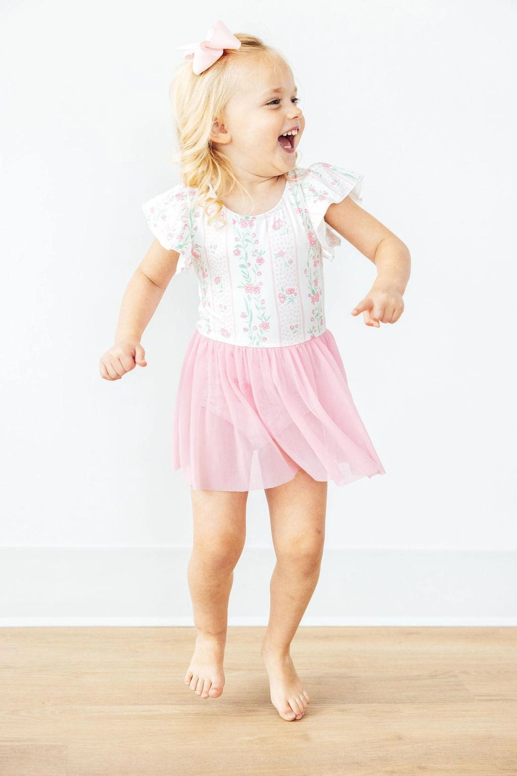 Fancy Florals Twirl Leotard - Doodlebug's Children's Boutique