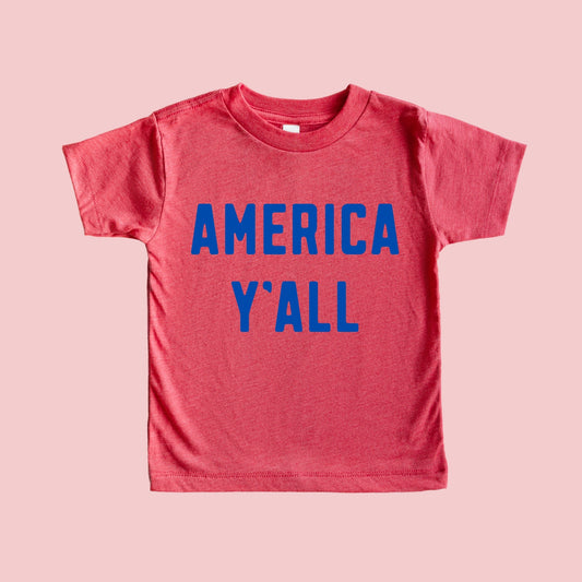 America Yall Tee  - Doodlebug's Children's Boutique