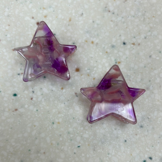 Purple Star Claw Clip  - Doodlebug's Children's Boutique