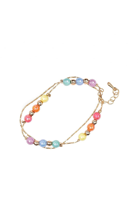 Boutique Golden Rainbow Bracelet  - Doodlebug's Children's Boutique