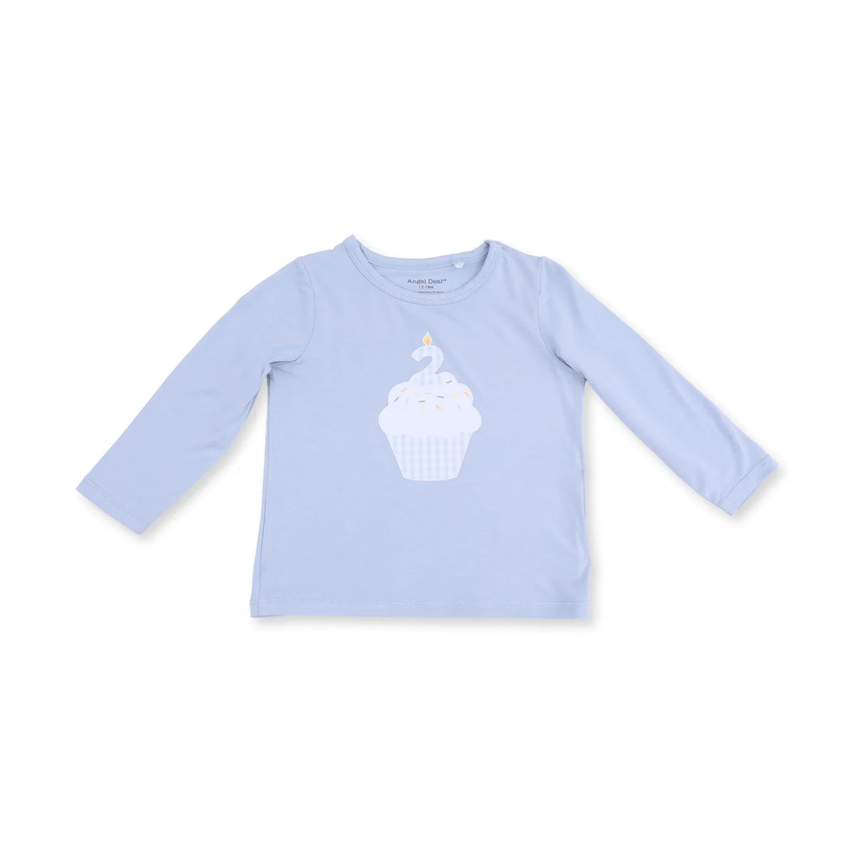 Second Birthday Blue Long Sleeve Shirt - Doodlebug's Children's Boutique