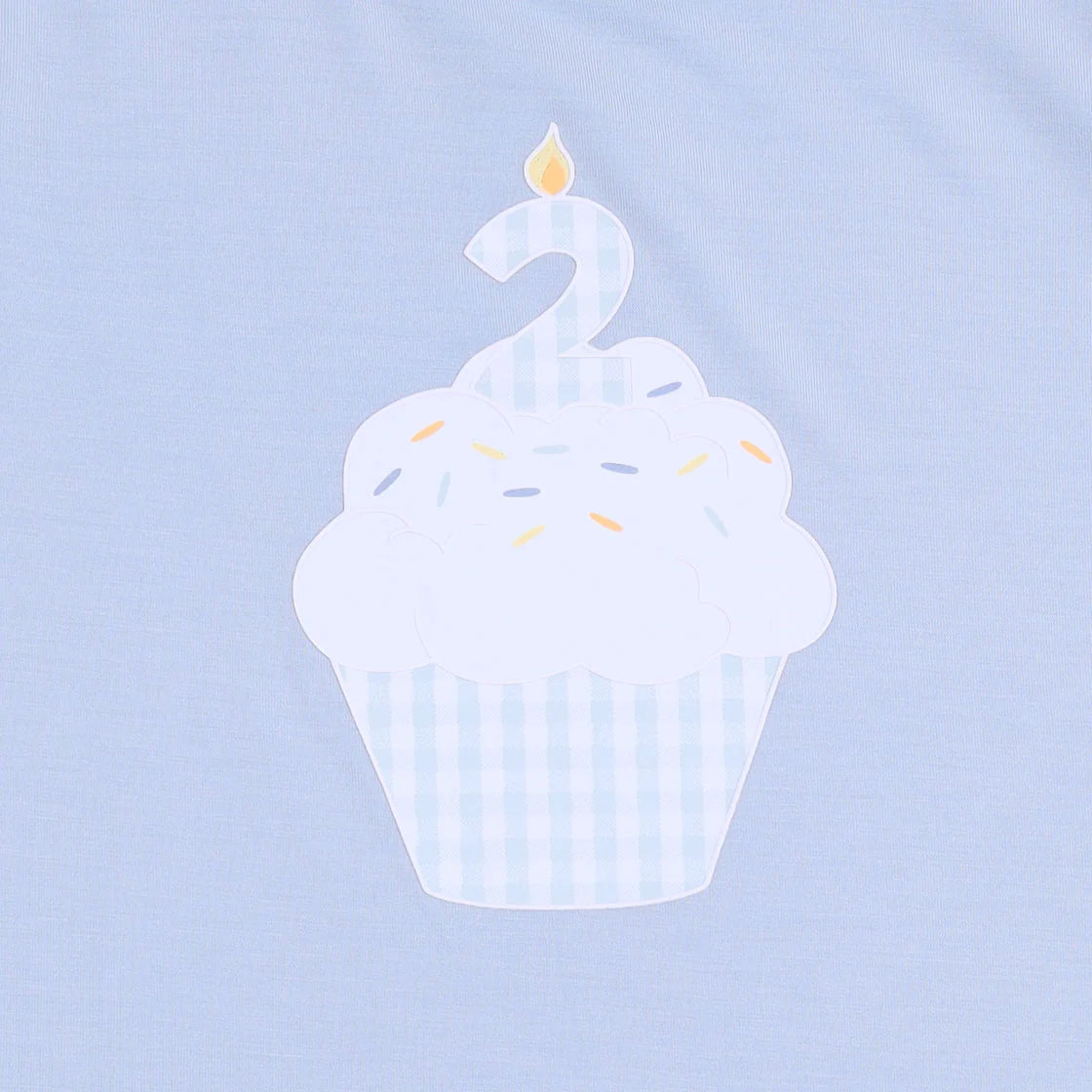 Second Birthday Blue Long Sleeve Shirt - Doodlebug's Children's Boutique