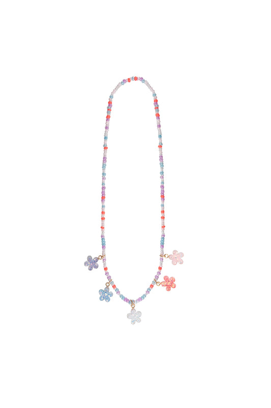 Boutique Shimmer Flower Necklace - Doodlebug's Children's Boutique