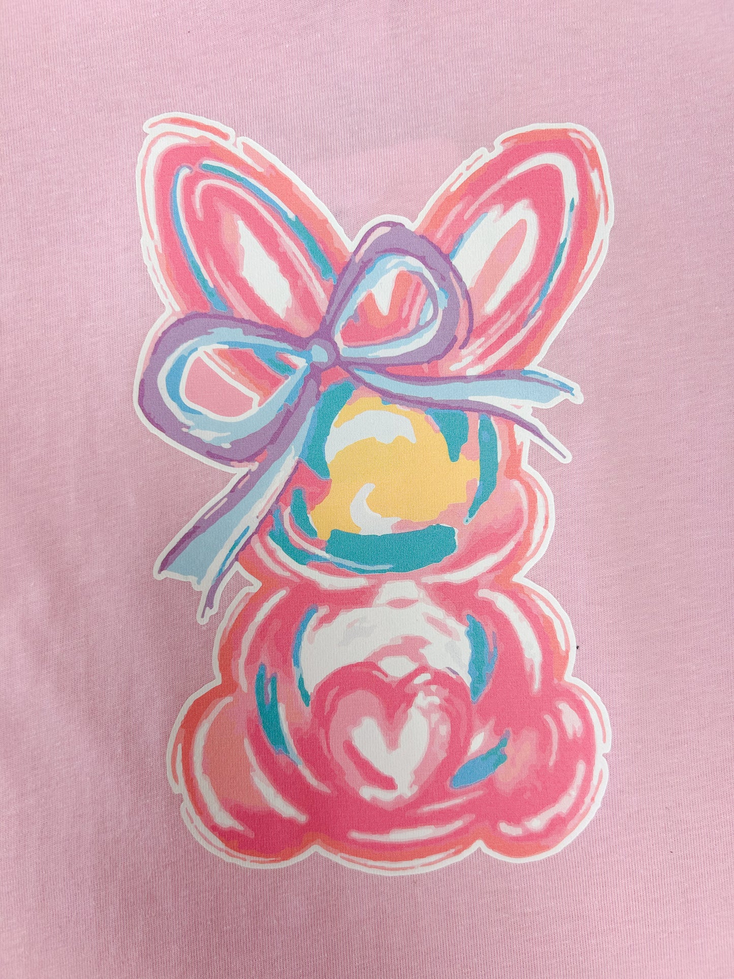Watercolor Bunny Tee - Doodlebug's Children's Boutique