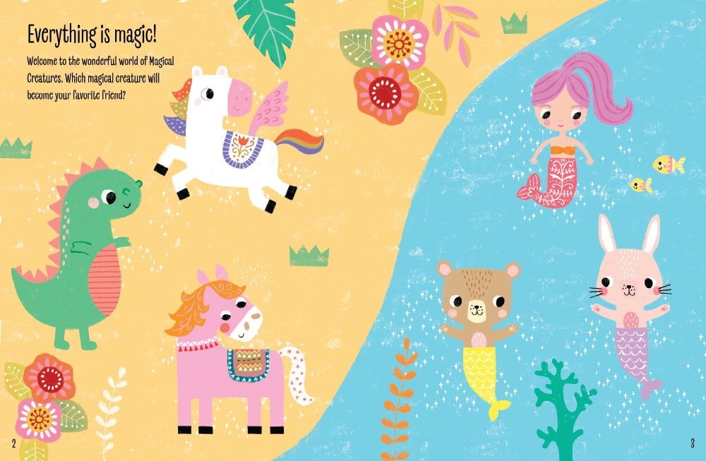 My Sticker Dress-Up Magical Creatures Book - Doodlebug's Children's Boutique