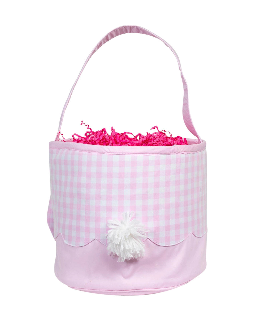 Pink Bunny Easter Basket - Doodlebug's Children's Boutique
