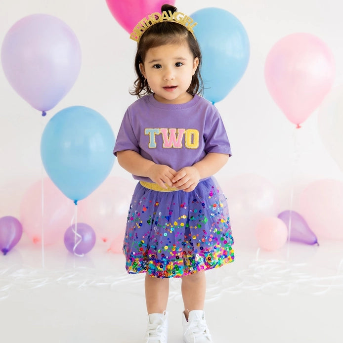 Lavender Confetti Tutu  - Doodlebug's Children's Boutique