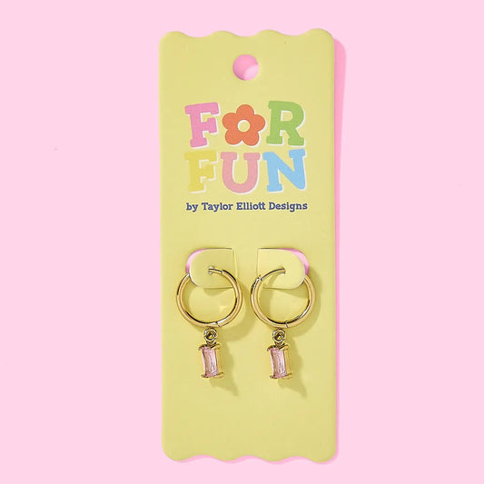 Maxie Huggie Earrings - Doodlebug's Children's Boutique