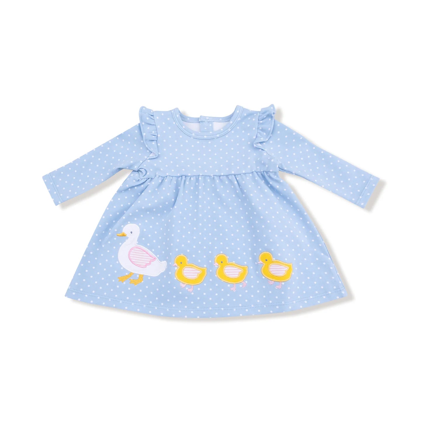 Duck Family Long Sleeve Dress and Diaper Cover Set - Doodlebug's Children's Boutique