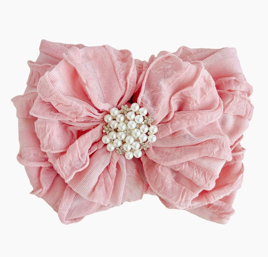 Sweet Pink Pearl Headband