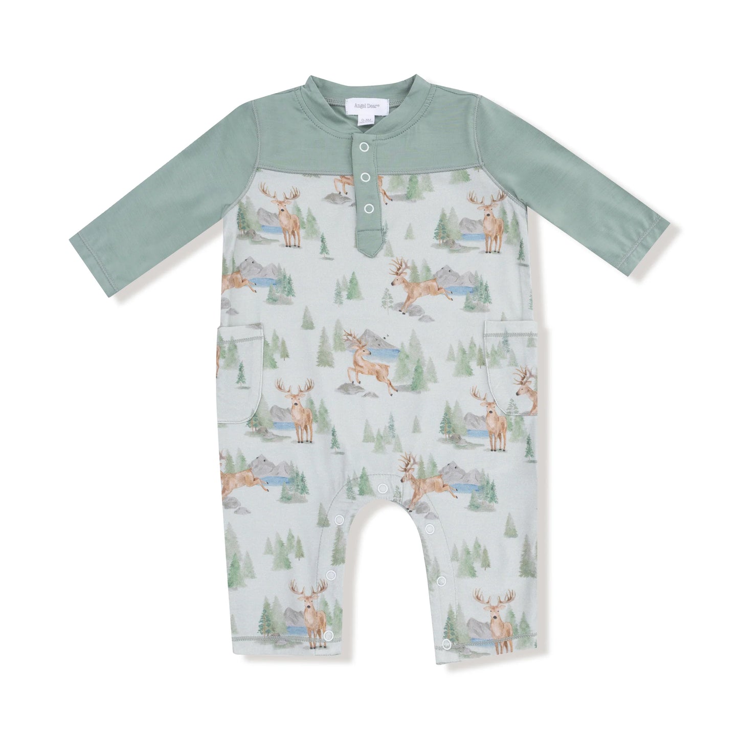 Buck Deer Romper - Doodlebug's Children's Boutique