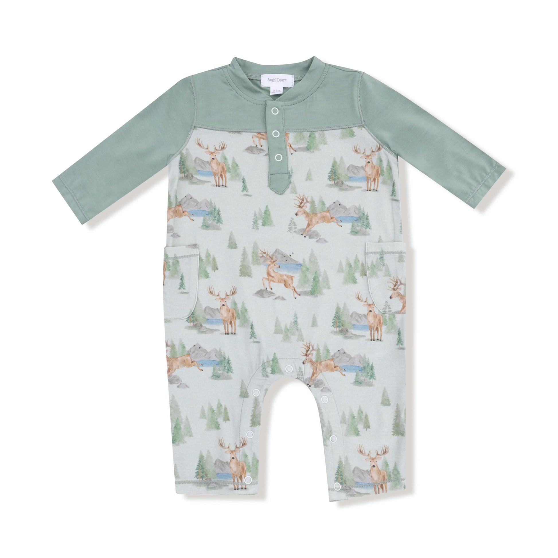 Buck Deer Romper - Doodlebug's Children's Boutique