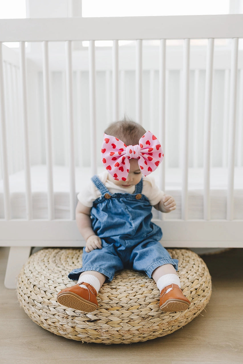 Valentine Double Bow Headband  - Doodlebug's Children's Boutique