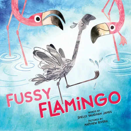 Fussy Flamingo Book  - Doodlebug's Children's Boutique