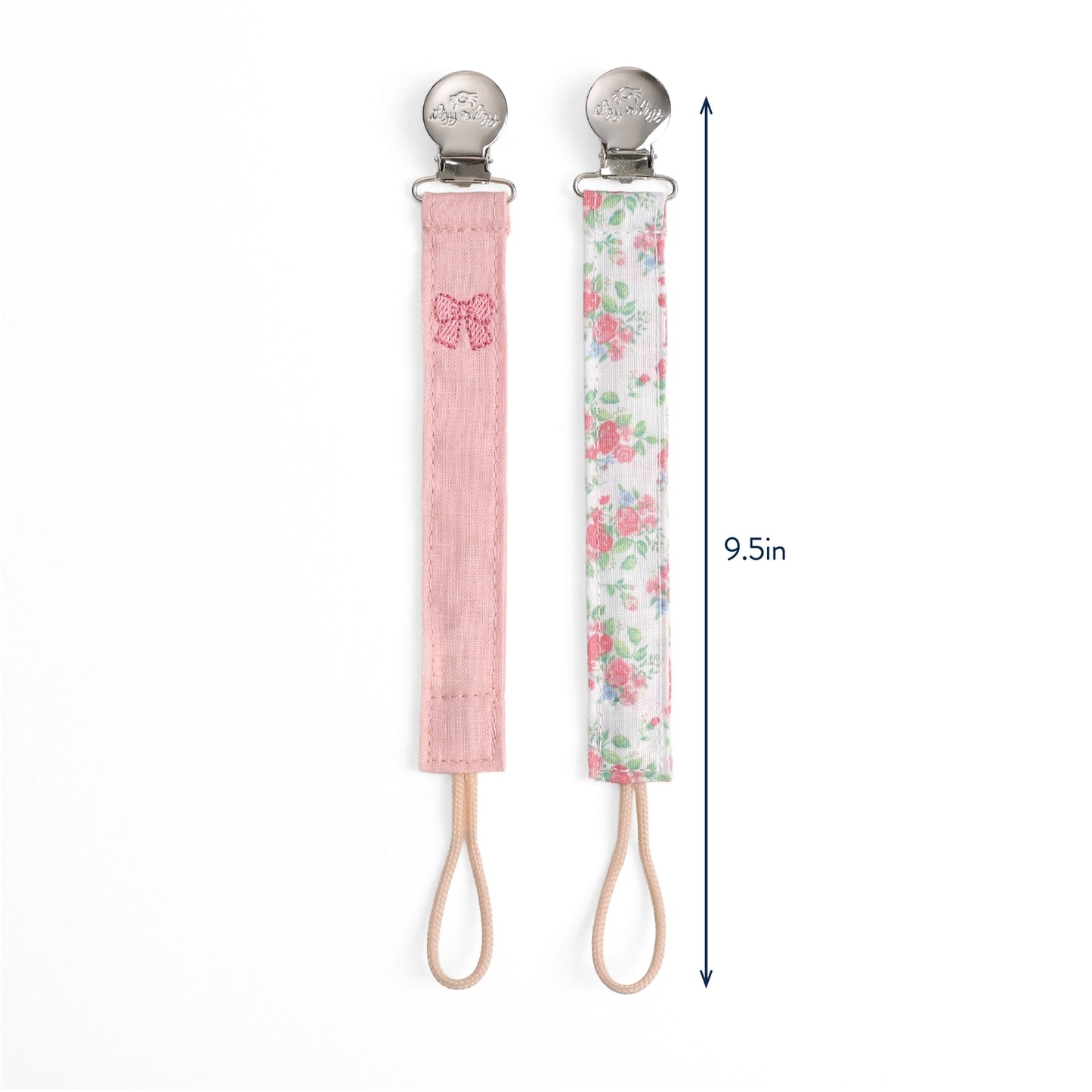 Bow Itzy Clip Fabric Pacifier Strap™