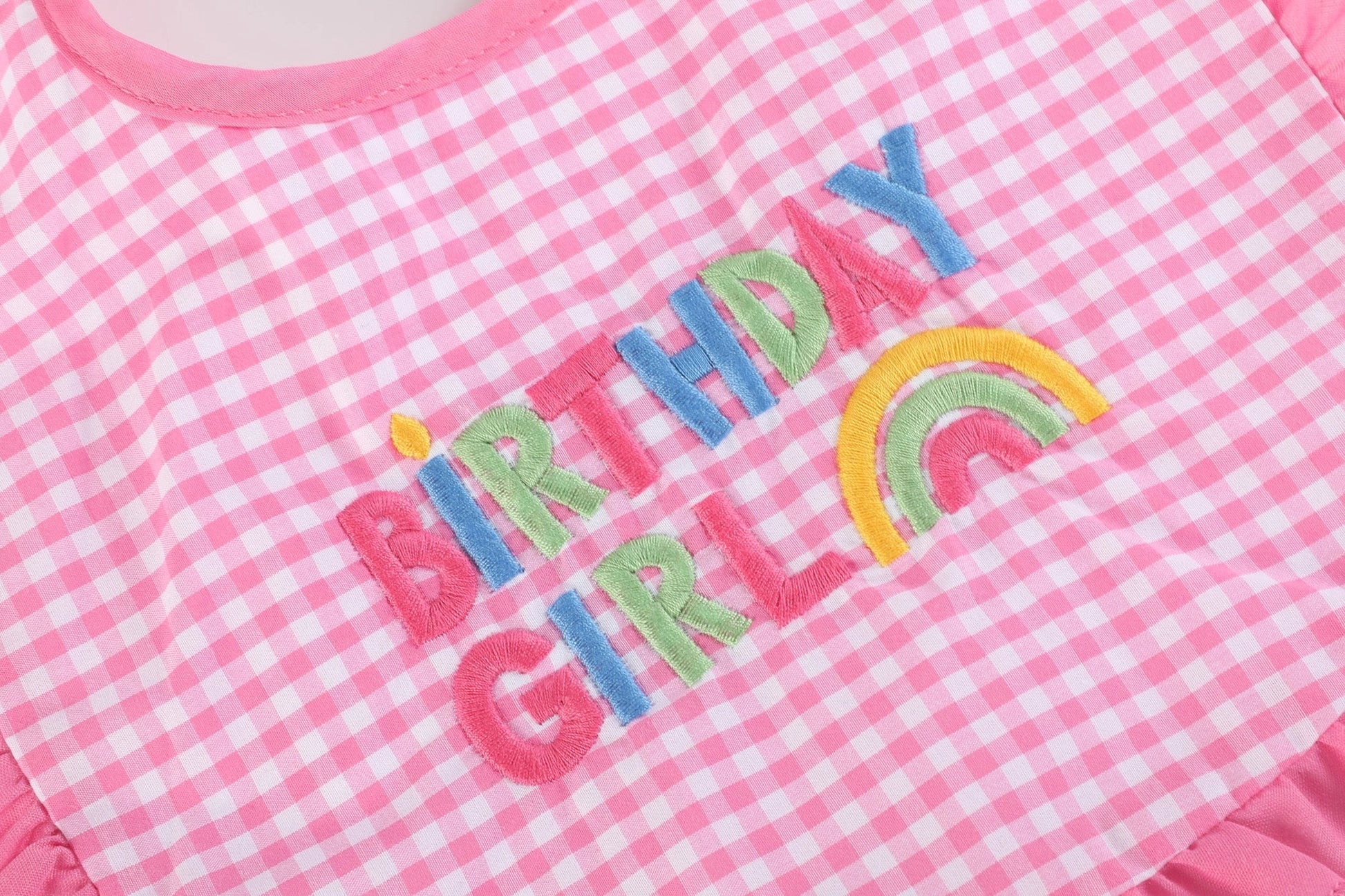 Birthday Girl Bib  - Doodlebug's Children's Boutique