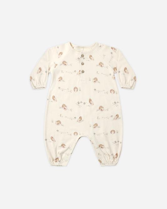 Henley Bubble Jumpsuit in Turkey - Doodlebug's Children's Boutique