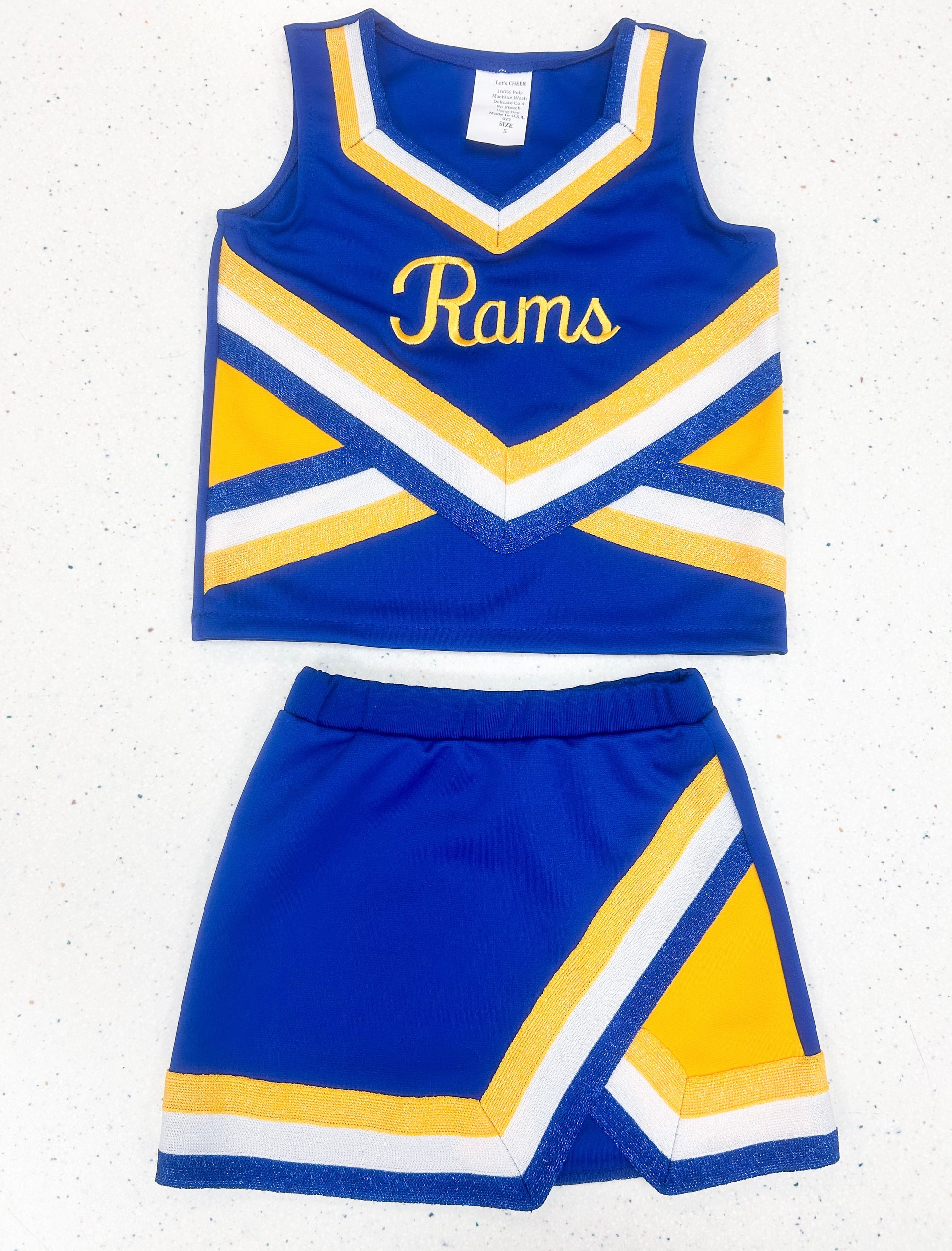 Lakeside Rams Cheer Set - Doodlebug's Children's Boutique