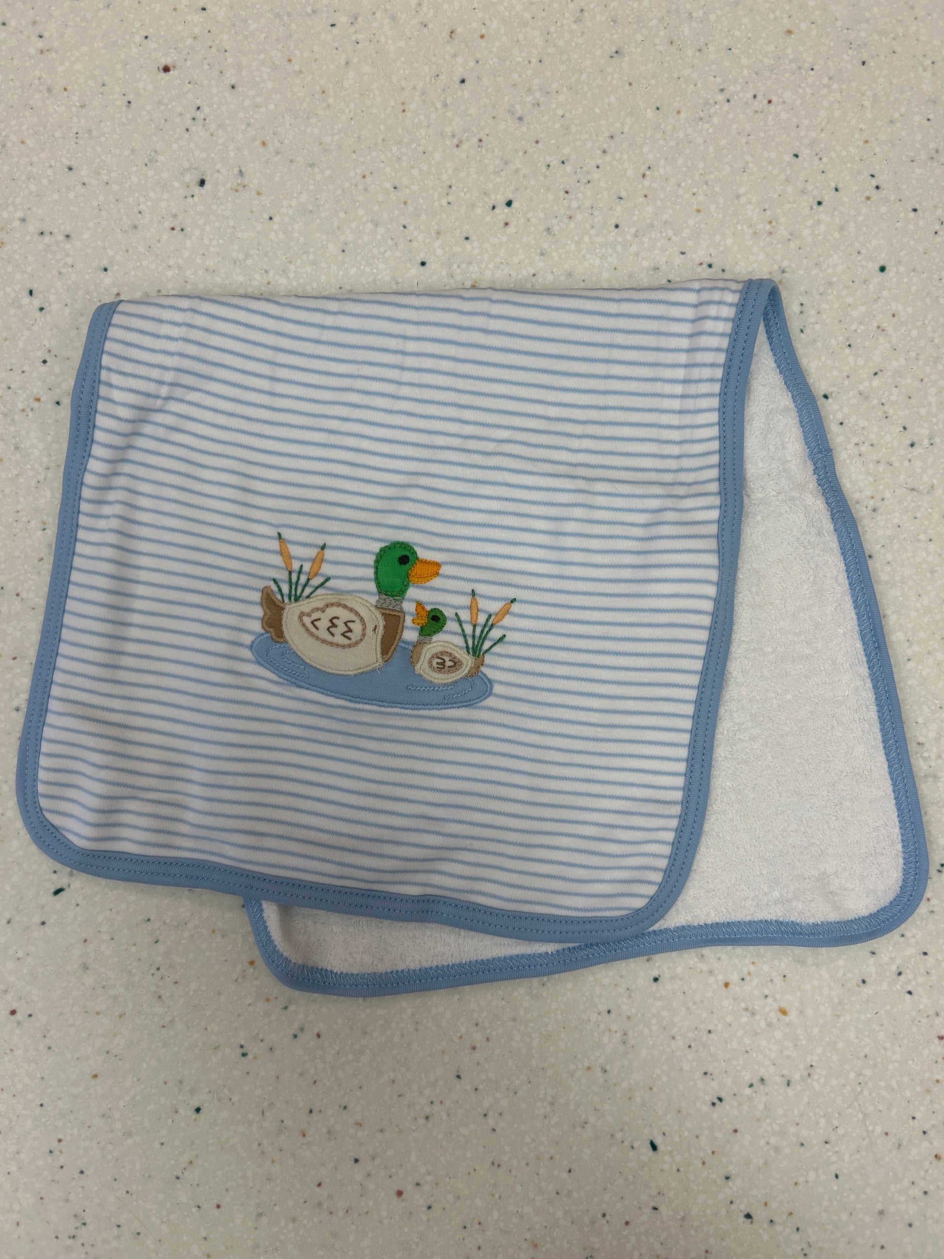 Mallard Pond Burp Cloth  - Doodlebug's Children's Boutique
