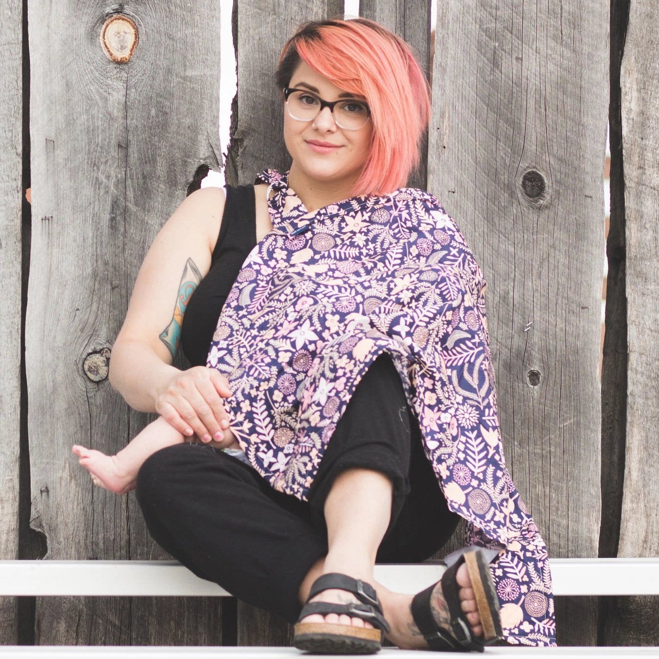 Haven Cotton Nursing Cover  - Doodlebug's Children's Boutique