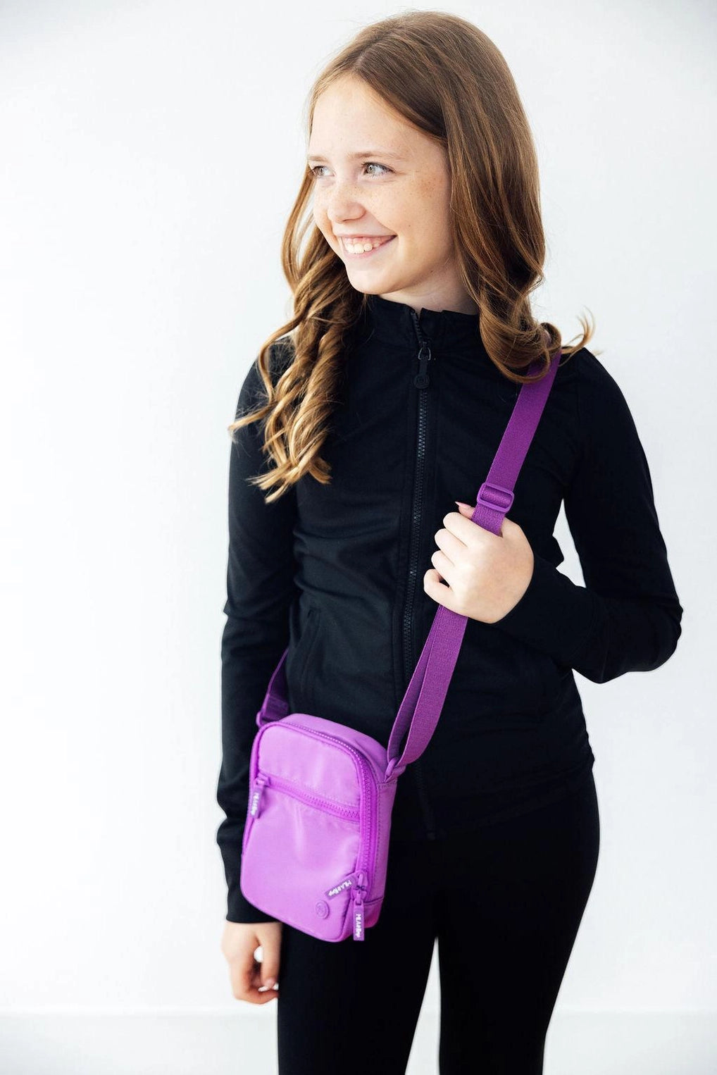 Neon Purple Crossbody Bag - Doodlebug's Children's Boutique