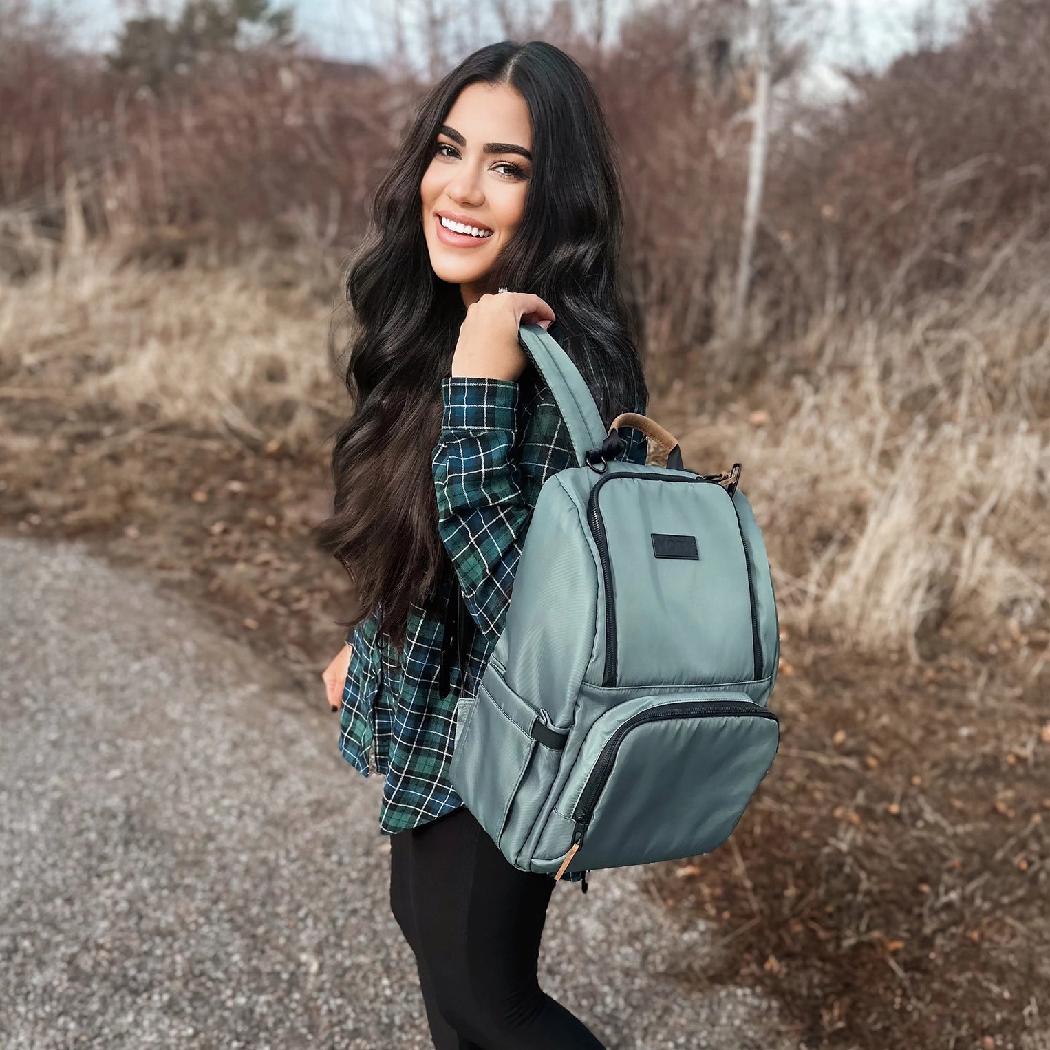 Parent Pack Diaper Bag in Pine - Doodlebug's Children's Boutique