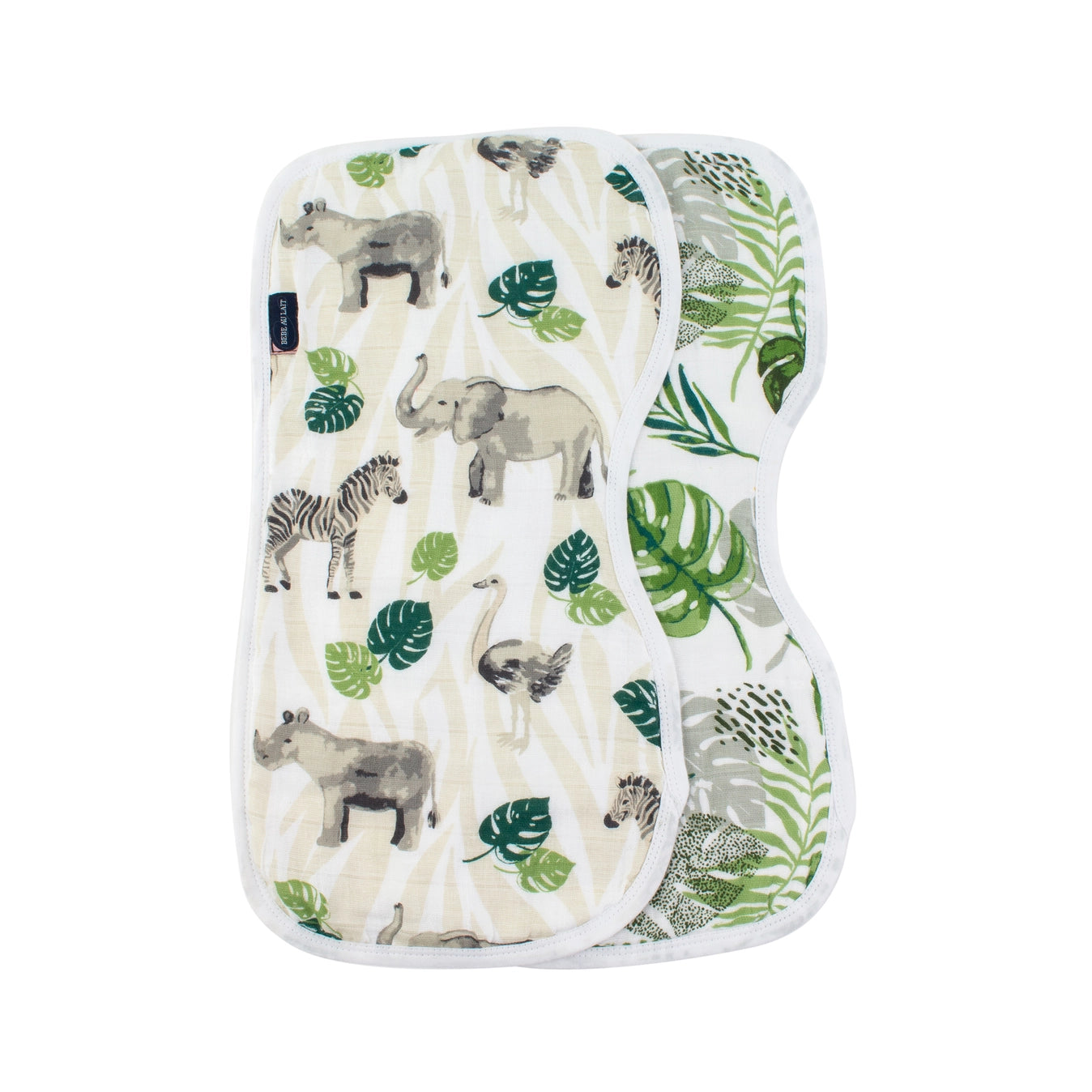 Jungle + Rainforest Classic Muslin Burp Cloth Set  - Doodlebug's Children's Boutique