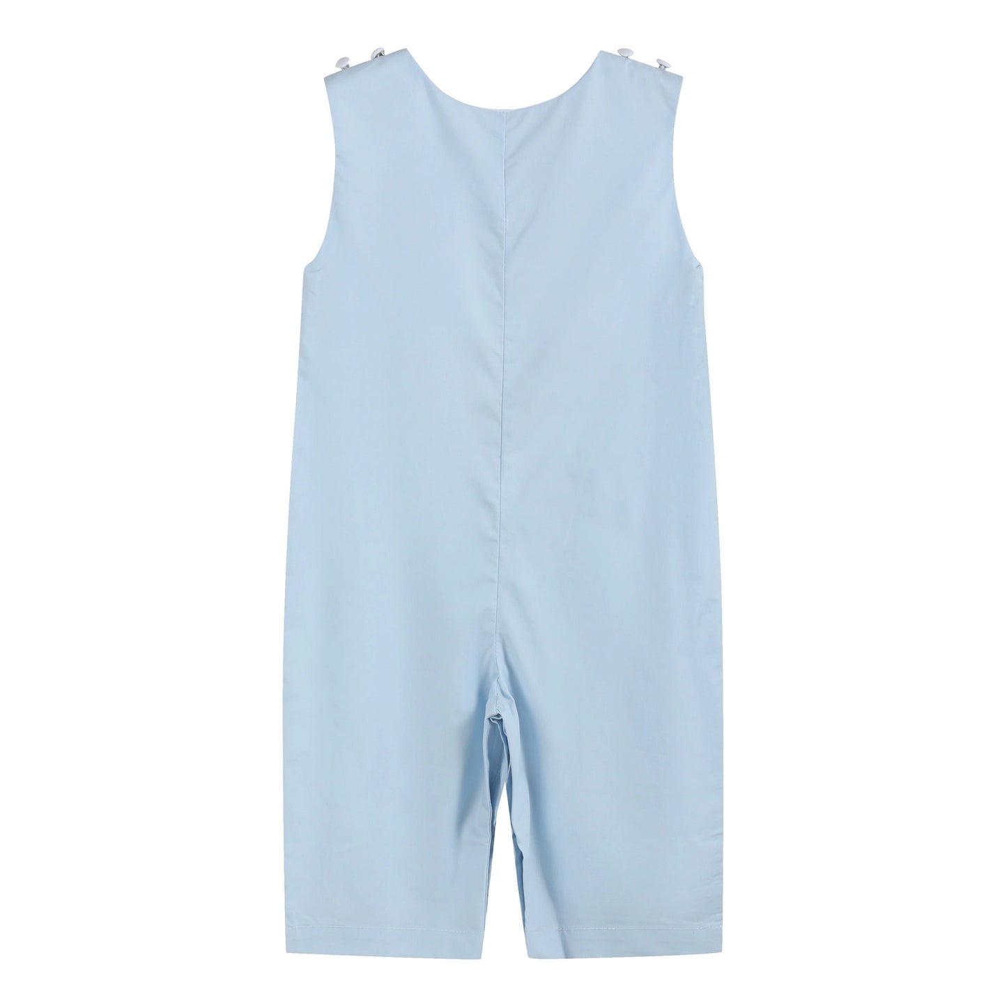 Light Blue Crosses Smocked Overalls - Doodlebug's Children's Boutique