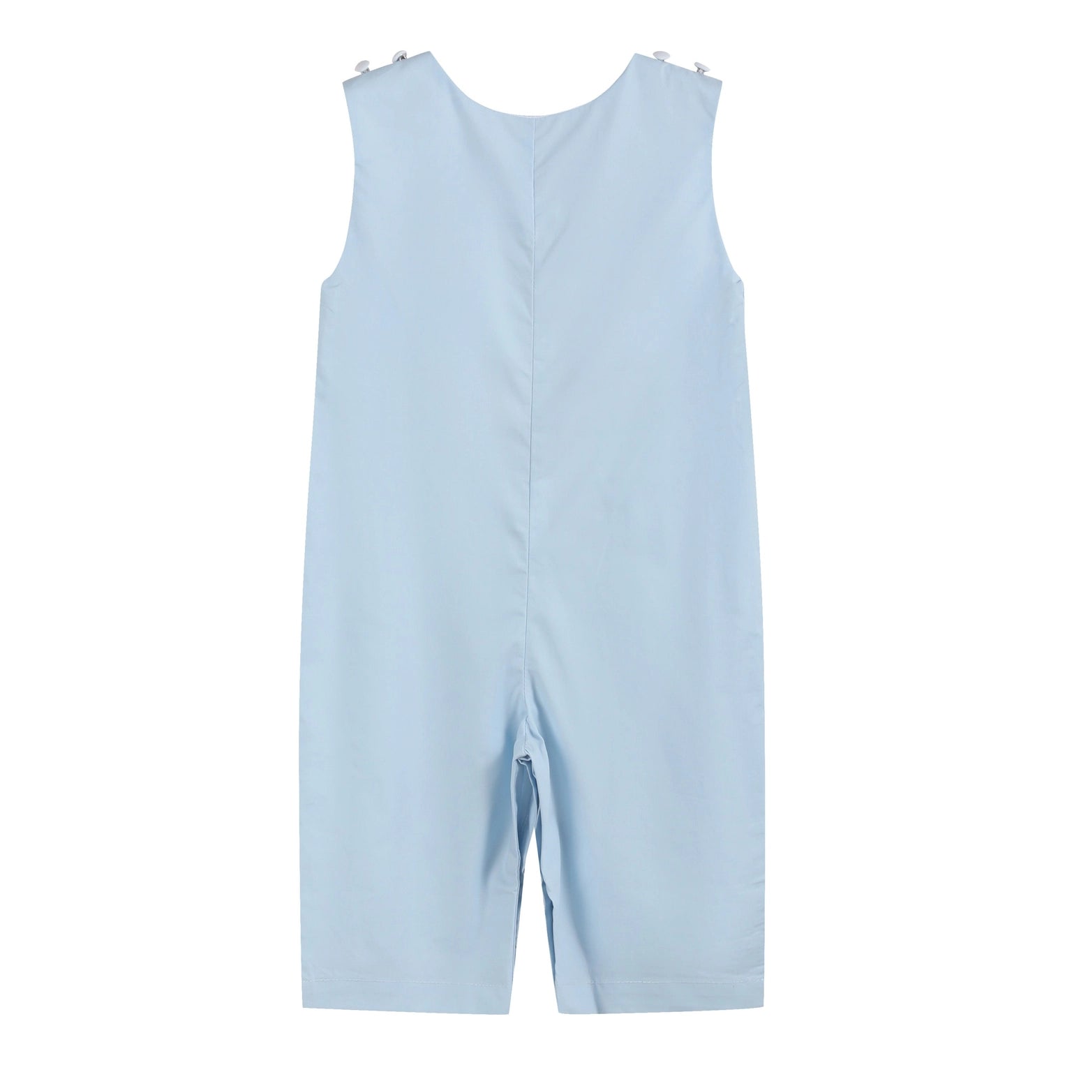 Light Blue Crosses Smocked Overalls - Doodlebug's Children's Boutique