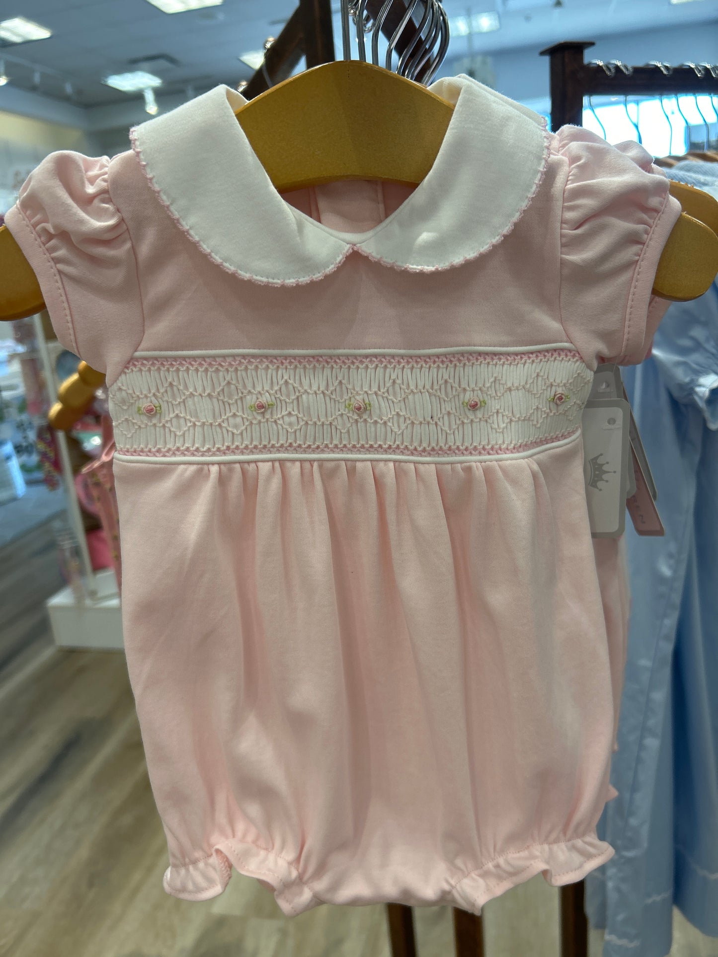 Sally Hand Smocked Bubble