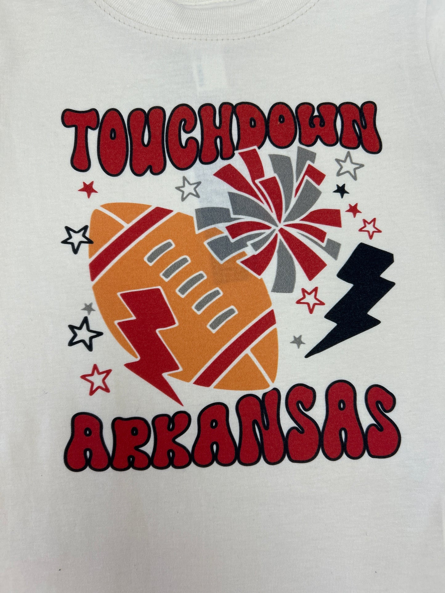 Touchdown Arkansas Shirt  - Doodlebug's Children's Boutique