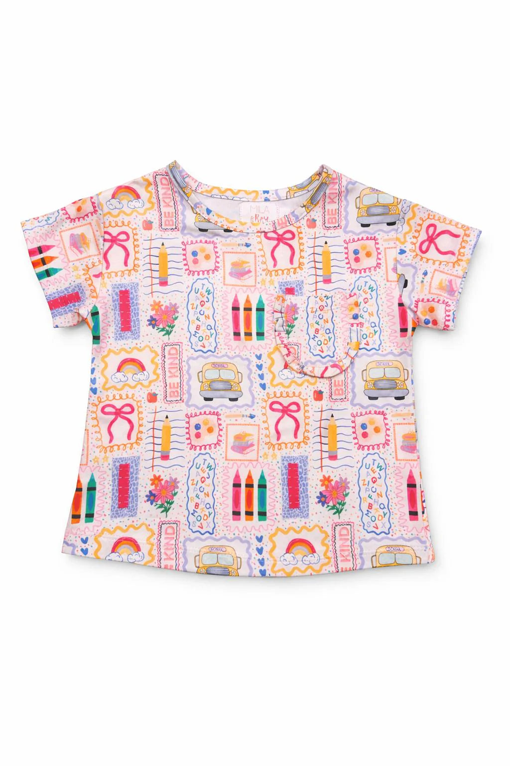Art Class Ruffle Pocket Tee & Leggings Set - Doodlebug's Children's Boutique