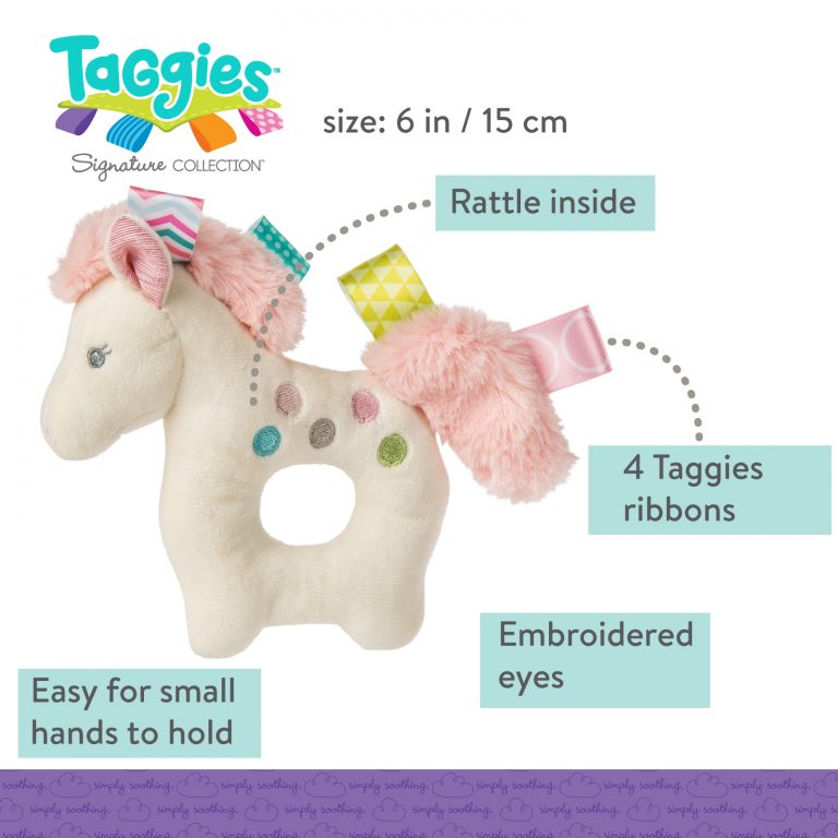 Taggies Painted Pony Rattle - Doodlebug's Children's Boutique