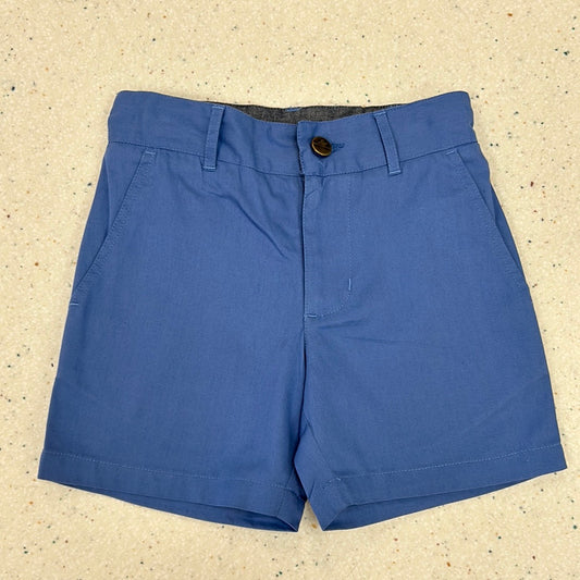 Point Clear Shorts in Regatta Blue  - Doodlebug's Children's Boutique