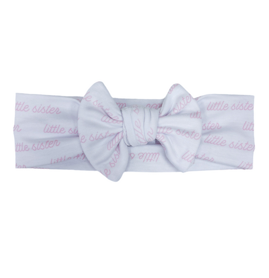 Little Sister Printed Headband - Doodlebug's Children's Boutique
