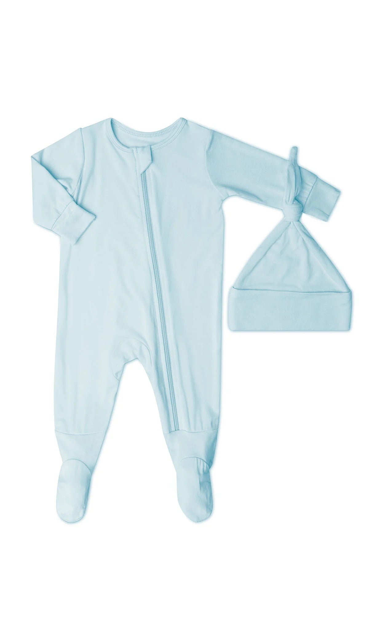 Whispering Blue Footie Set - Doodlebug's Children's Boutique