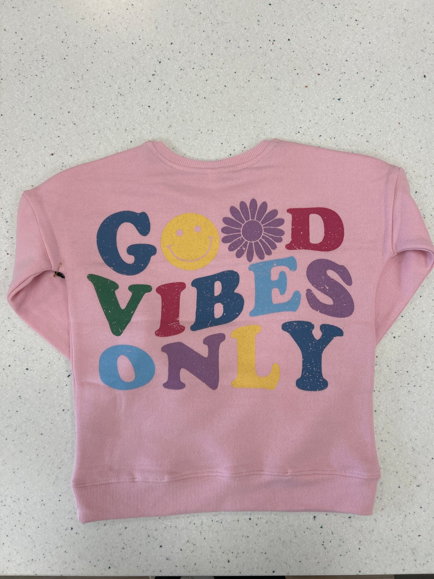 Good Vibes Only  Sweatshirt  - Doodlebug's Children's Boutique