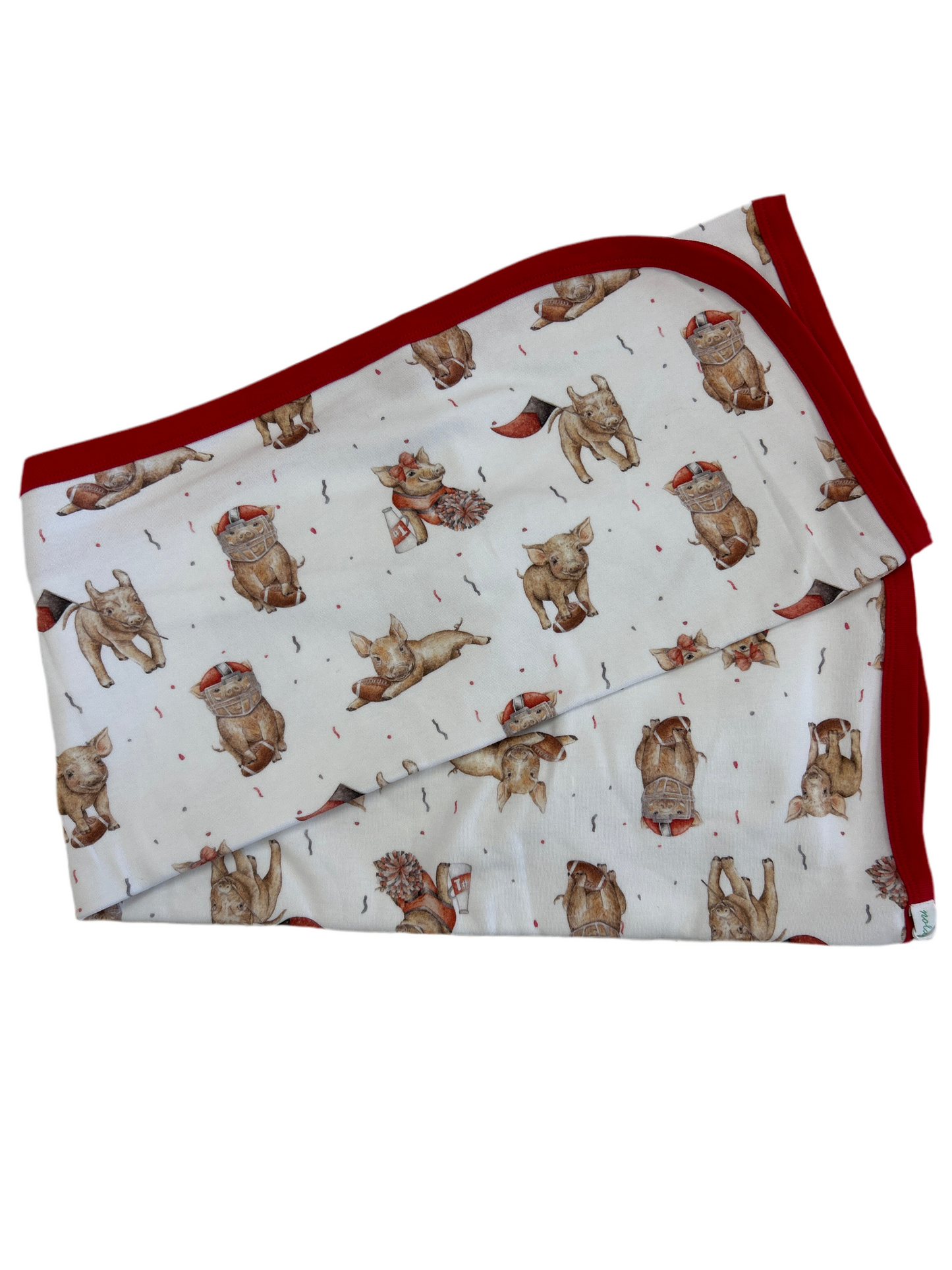 Arkansas’ MVP Organic Cotton Blanket  - Doodlebug's Children's Boutique