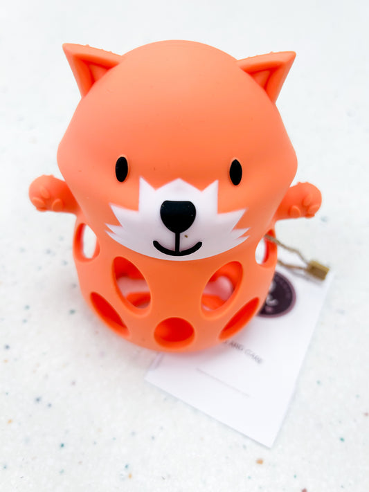 Silicone 3D Fox Teether - Doodlebug's Children's Boutique