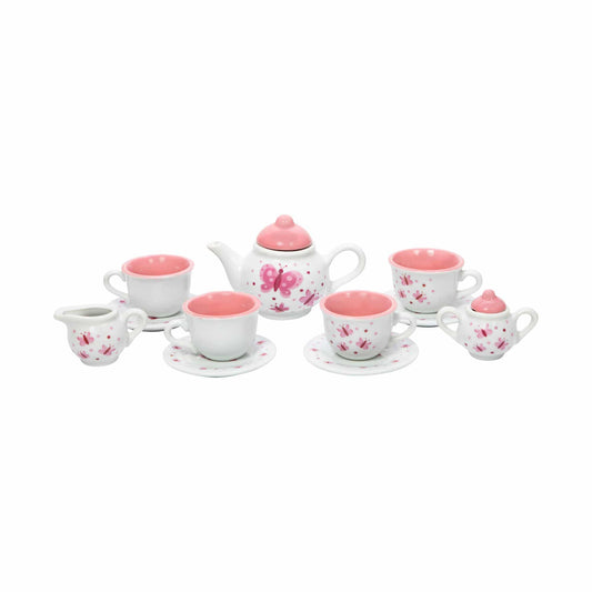 Butterfly Porcelain Tea Set  - Doodlebug's Children's Boutique