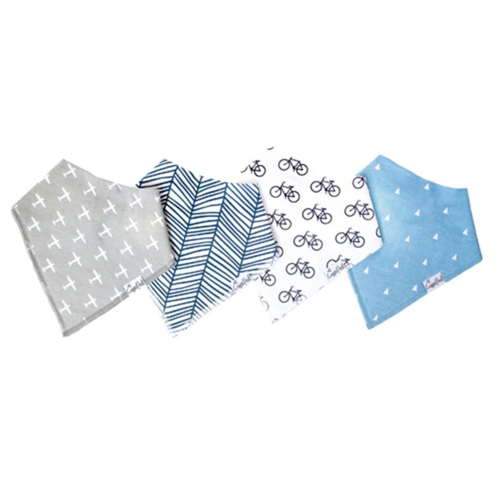 Cruise 4 Pack Bandana Bibs - Doodlebug's Children's Boutique