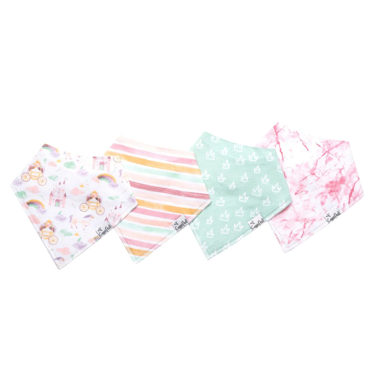 Enchanted 4 Pack Bandana Bibs - Doodlebug's Children's Boutique