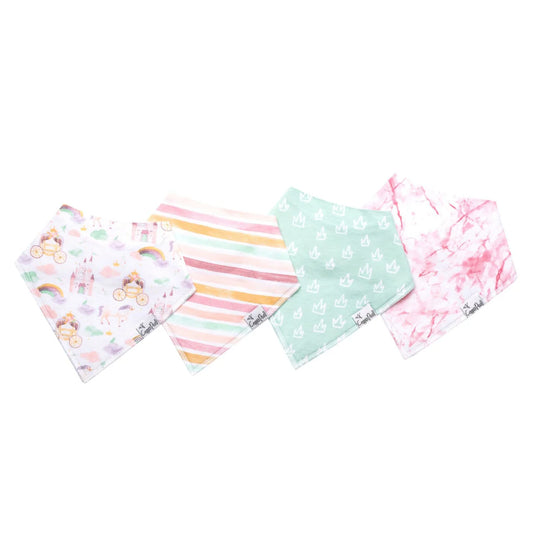 Enchanted 4 Pack Bandana Bibs - Doodlebug's Children's Boutique