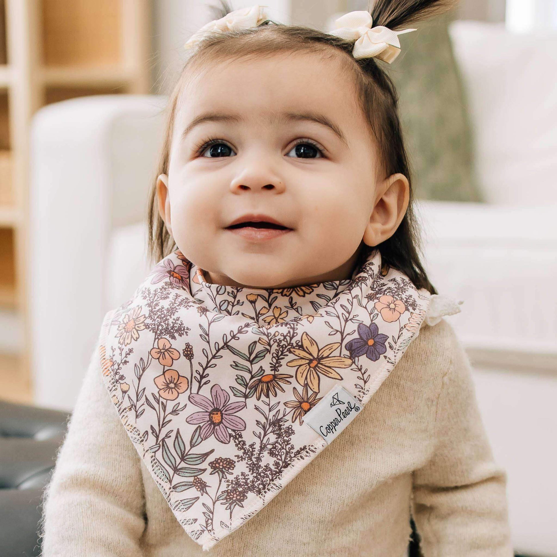 Flora 4 Pack Bandana Bibs - Doodlebug's Children's Boutique