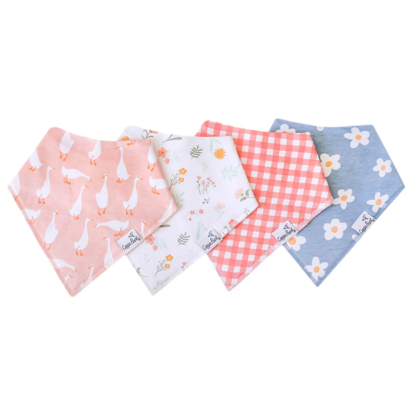 Goosie 4 Pack Bandana Bibs - Doodlebug's Children's Boutique