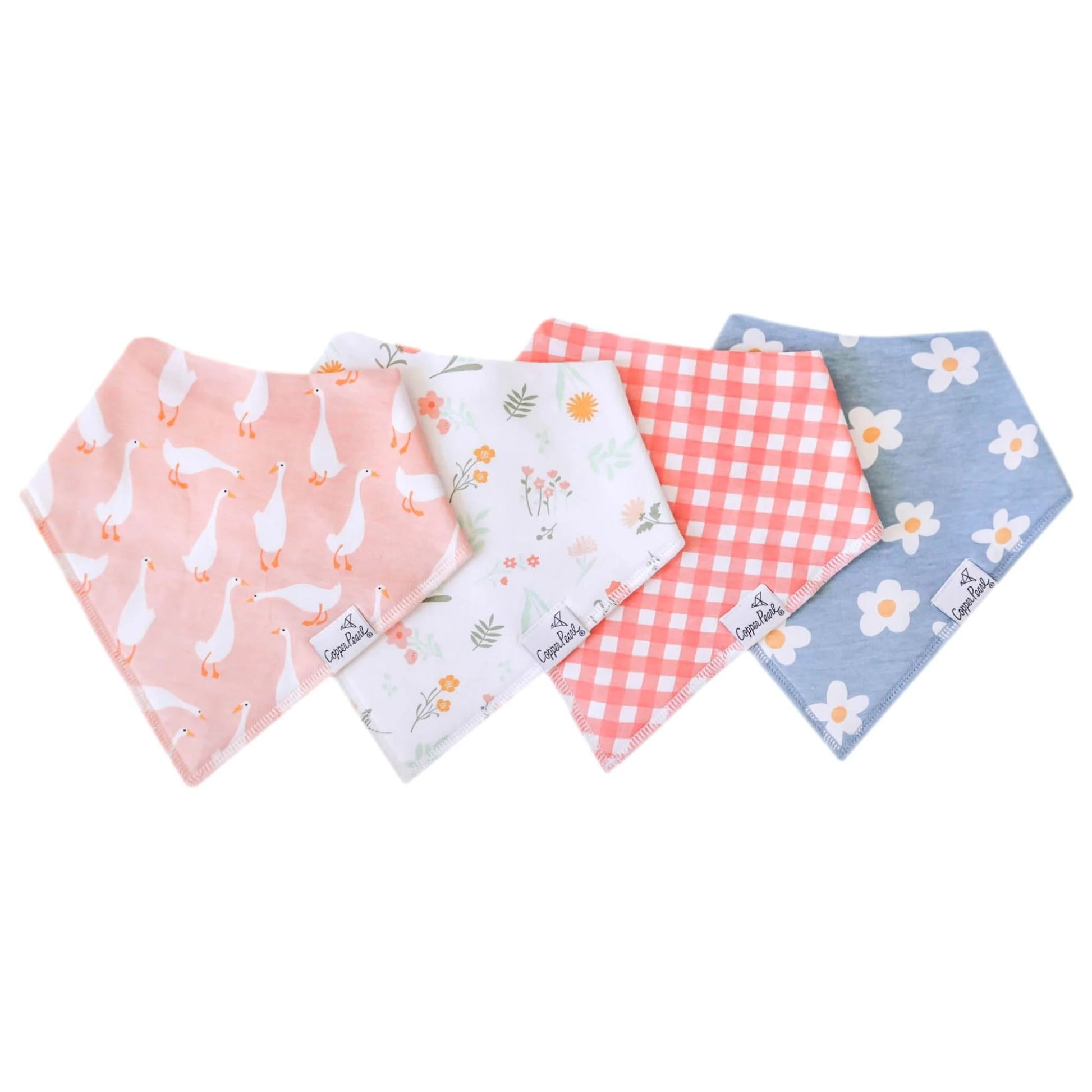 Goosie 4 Pack Bandana Bibs - Doodlebug's Children's Boutique