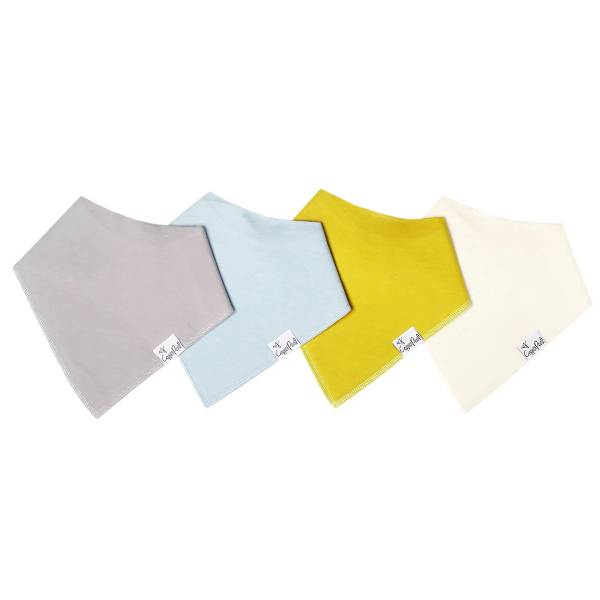 Stone 4 Pack Bandana Bibs - Doodlebug's Children's Boutique