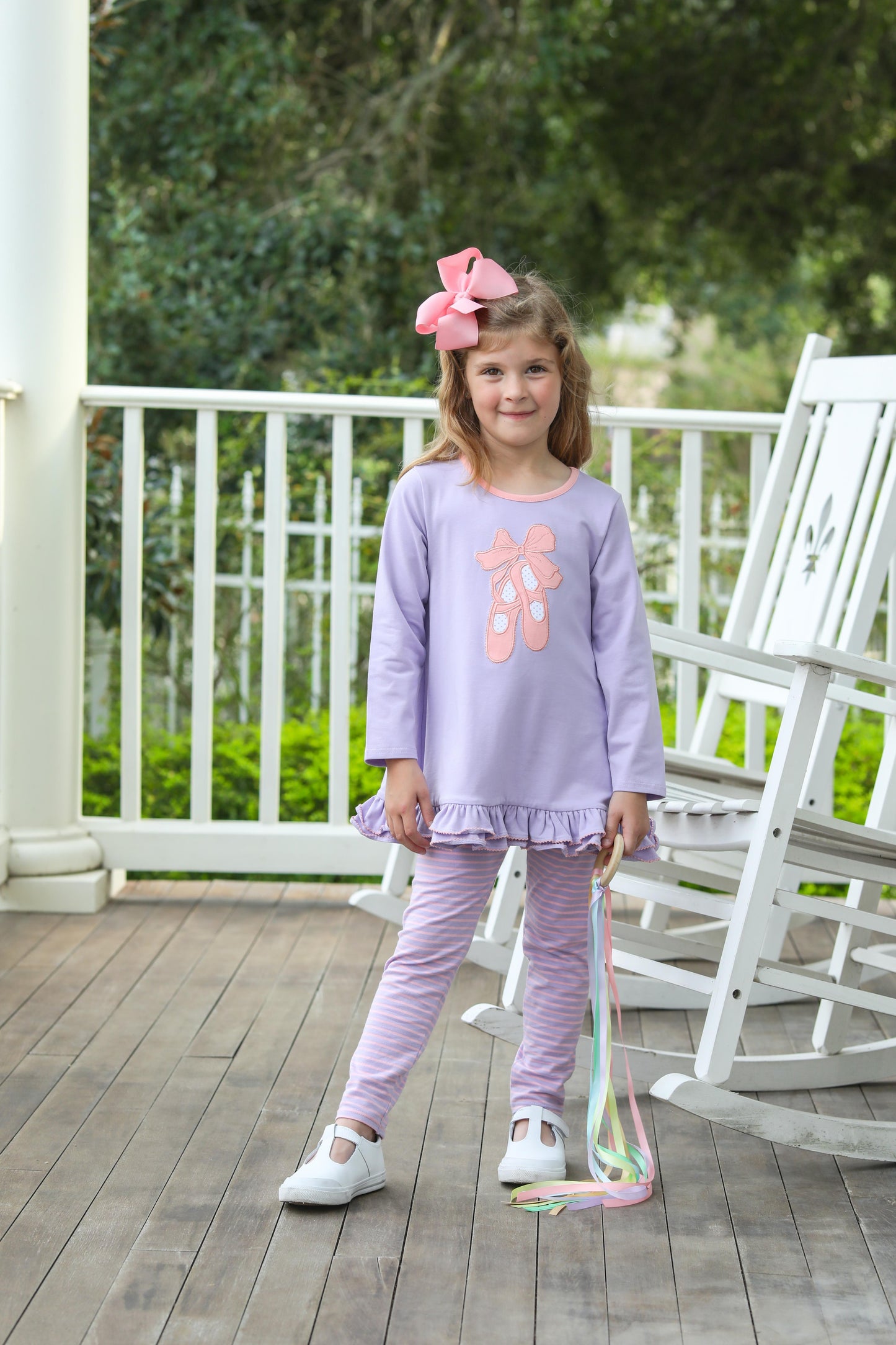 Ballet Slippers Pants Set - Doodlebug's Children's Boutique
