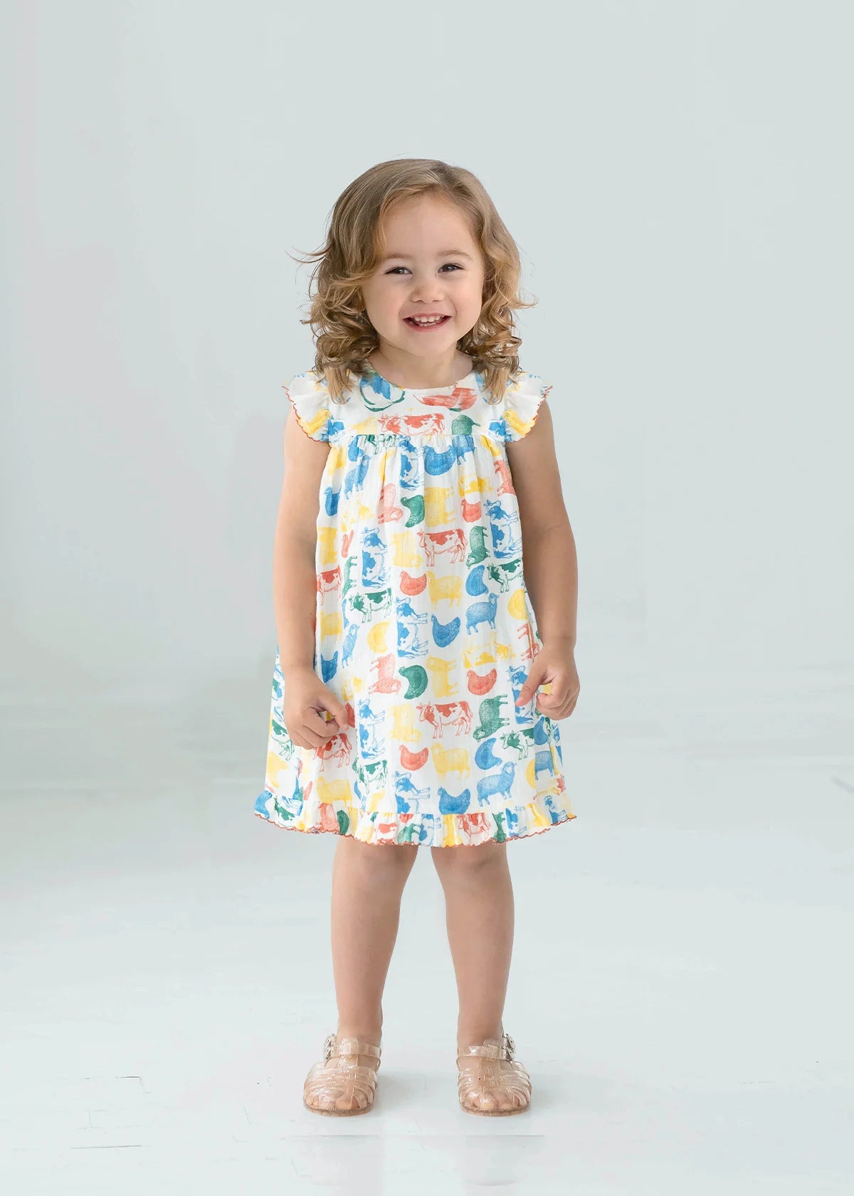 Barnyard Babe Dress - Doodlebug's Children's Boutique